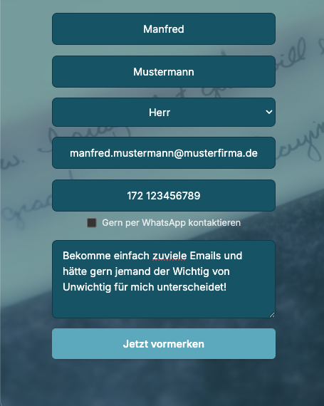 Dedizierte AE-Telefonnummer für Telefonie und WhatsApp