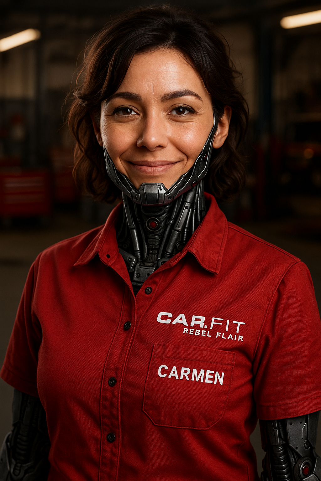 Carmen, digitale Mitarbeiterin als Beispiel für Reinigungsfirmen