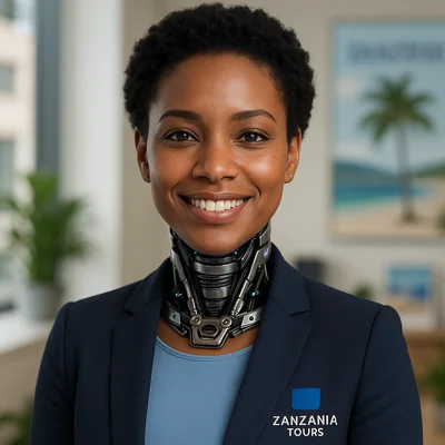 Zuri von Zanzania Tours - Digitale Mitarbeiterin für Sansibar-Touren